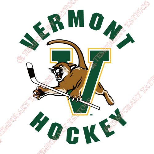 Vermont Catamounts Customize Temporary Tattoos Stickers NO.6805